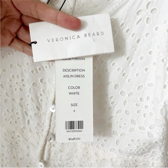 NWT Veronica Beard Aislin Eyelet Maxi Dress - size 2 - Picture 10 of 12